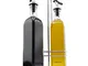 A|M|I|N|A Set Dispenser per aceto e Olio - Tosacana (500 ml) 3 Pezzi, 2 Bottiglie d'olio e...