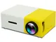BFORS Mini proiettore YG300, 1080P Full HD, Schermo da 80 Pollici, videoproiettore Portati...