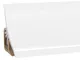 HOLZBRINK L’alzatina per top/piano di cucina PVC bianca 23x23 mm 150 cm (senza accessori)