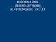 Riforma del terzo settore e autonomie locali