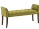 Chaise Longue Cleopatra in Tessuto Chesterfield Imbottita I Panca Fondo Letto Panchina Int...