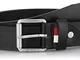 Calvin Klein Downtown Roller Buckle 3.5 Adj Cintura, Nero, Small (Taglia Produttore:) Uomo