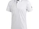 adidas Barricade Engineered Polo da Uomo, Uomo, Polo, CE1396-S, Bianco, S