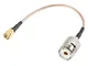 RF RG316 Della Treccia Bassa Perdita Via Cavo, Tengko Maschio SMA a UHF SO-239 Femminile C...