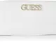 Guess Uptown Chic SLG Cheque ORGNZR, Small Leather Goods Donna, Bianco, Uni