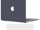 TECOOL Custodia MacBook Air 13 Pollici 2017-2010 (A1466 A1369), Case Cover Opaca Rigida Pl...
