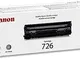 Canon Cartuccia 726 TONER Nero, Rendimento 2100 Pagine, Imballo in cartone