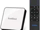 Android 9.0 TV Box, Leelbox KM3 Android Box 4 GB RAM+64 GB ROM DDR4 Con Telecomando Vocale...