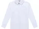 Bienzoe Ragazzi Uniforme Scolastica Manica Lunga Oxford Camicia Bianco 10