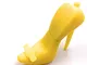 H-Customs Scarpe da donna con tacco alto, colore giallo, 128 GB, USB 3.0