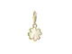 Thomas Sabo Ciondolo Charm da Donna Argento Sterling 925 Placcato Oro Giallo 18 Carati 177...