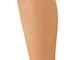 Capezio Professional Fishnet Seamless Tight Collant, Suntan, S-M Donna