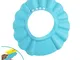 Onsinic 1Pcs Blu Durable Anti Lacrime Bagno Shampoo visiera del cappello Ideale per i bamb...