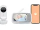 Motorola VM44 Connect Babyphone Wi-Fi con Videocamera, Baby Monitor con Schermo Video HD d...