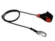 MagiDeal Kayak Canoa SUP Paddle Board Leash Canna da Pesca Cordino di Sicurezza - Nero