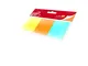Pigna Stickers Blisters - Stickers/foglietti adesivi colori fluo assortiti f.to 3,8X5 cm f...