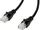Amazon Basics Cavo patch Ethernet di Cat 6 con connettori RJ45, 3 m, Confezione da 5, Nero