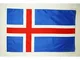 AZ FLAG Bandiera Islanda 90x60cm - Bandiera Islandese 60 x 90 cm