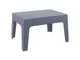 Mendler Tavolo CP203 Design Moderno 43x70x50 Grigio Scuro