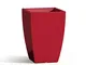 Tekcnoplast PRISMA SQUARE ROSSO  -cm  33x33 -  H 50 cm..