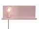 Homemania Lampada a Parete Shelfie2, Applique, Rosa in Metallo, 40 x 14 x 17 cm,