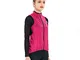 Catena Gilet Donna Ciclismo Abbigliamento da Corsa visibilità Gilet Antivento Senza Manich...