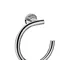 Hansgrohe 41724000 Rubinetti, cromo, Handtuchring