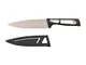 WMF Modern Fit - Coltello da cucina in titanio metallizzato, 30 cm, con custodia protettiv...