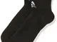 adidas Ask Ankle LC, Calzini Unisex-Adulto, Black/White/Black, XXL