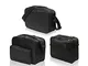 SET di 3 Borse, tasche interne adatte per 2 valigie laterali moto (Vario) e 1 valigia moto...