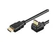 Goobay 31924 Cavo High Speed HDMI con Ethernet, Dorato, Nero, 6mm Diametro, 5m Lunghezza d...