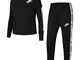 Nike G NSW TRK SUIT TRICOT, Tuta Bambina, black/(white), XS