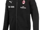 MAESTRI DEL CALCIO Felpa Cappuccio Nera A.C. Milan 19/20 Personalizzata Personalizzabile (...