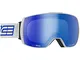 Salice, 605TECH Maschera Sci SR + Lente Sonar Bianco-Blu Unisex Adulto, Unica