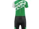 Uglyfrog Cycling Skinsuit Uomo Ciclismo Magliette Manica Corta +Gambe Corte with Gel Pad S...