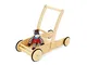 Pinolino 269376 i - Walker in legno con sistema frenante, con ruote in legno gommato per b...