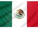 Bandiera messicana grande 150x90 cm bandiera Messico da balcone per esterno rinforzata con...