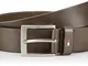 Tommy Hilfiger Adan Leather 3.5 Cintura, (Green Lfh), 6 (Taglia Produttore: 90.0) Uomo