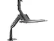 RICOO Supporto monitor scrivania TS5411 Girevole Inclinabile Schermi 17-32" (43-81 cm) Bra...
