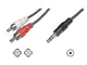 Nilox NX090703101 Cavo Stereo 2 RCA/Jack 3.5 – Mt. 1.5