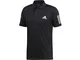 adidas Club 3STR Polo Polo, Uomo, Black/White, M