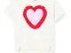 Desigual TS_Northampton T-Shirt, Avorio (Crudo 1001), 152 (Taglia Produttore: 11/12) Bambi...