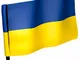 handyprince Bandiera dell'Ucraina blu giallo in poliestere, per interni o esterni, dimensi...