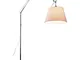 Artemide Tolomeo Mega Led Lampada Terra con Dimmer 42 Carta Pergamena