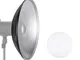 Neewer Riflettore di alluminio standard piatto di bellezza con diffusore bianco Calzino pe...