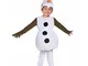 Disney Costume Olaf Deluxe Bambini, Vestito Ufficiale Disney Frozen Bambini Taglia XS