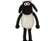 Shaun the Sheep 61173 8-inch Plush Cuddly Toy, Black and White, 8in, Suitable for Adults a...