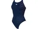 ARENA One Tunnel Vision - Costume da Bagno Intero da Donna, Donna, 002250, Navy-Freak Rose...