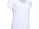 Under Armour Tech Short Sleeve V - Solid Maglietta, Donna