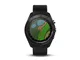 Garmin Approach S60 GPS orologio da golf con cinturino in pelle nera, 3 cm (ricondizionato...